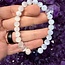 Selenite w/AAA Grade Blue Sapphire 10mm Bead Bracelets - 8mm