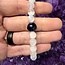 Selenite w/AAA Grade Blue Sapphire 10mm Bead Bracelets - 8mm