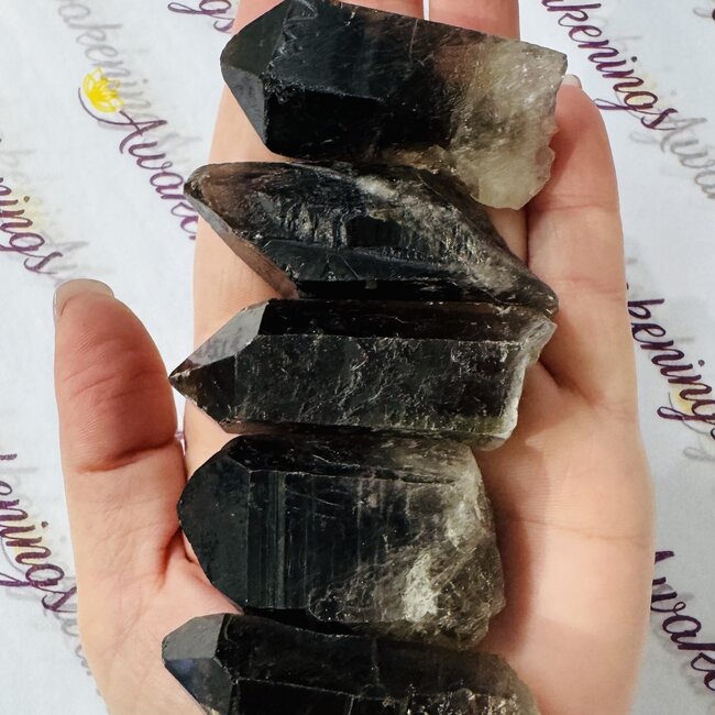 Smoky (Smokey) Quartz Points - Large Rough Raw Natural