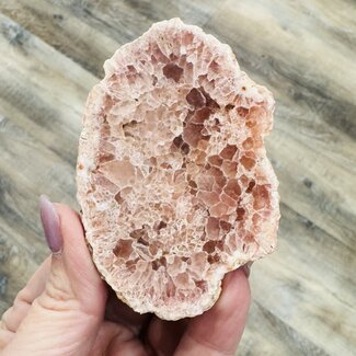 Pink Amethyst Slab Slice - Medium Flat