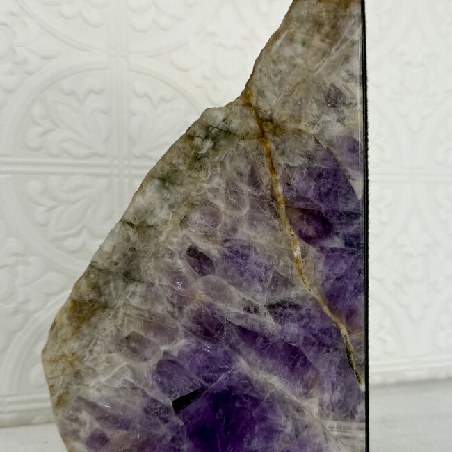 Amethyst Book End - Rough Raw Natural - XL (8'')
