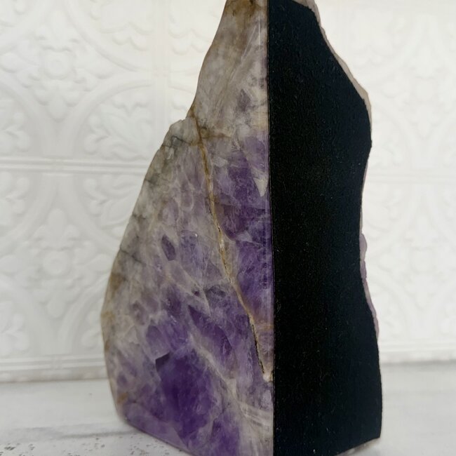 Amethyst Book End - Rough Raw Natural - XL (8'')