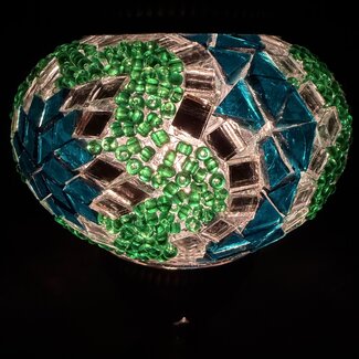 Turkish Mosaic Table Lamp #2 - Small Globe