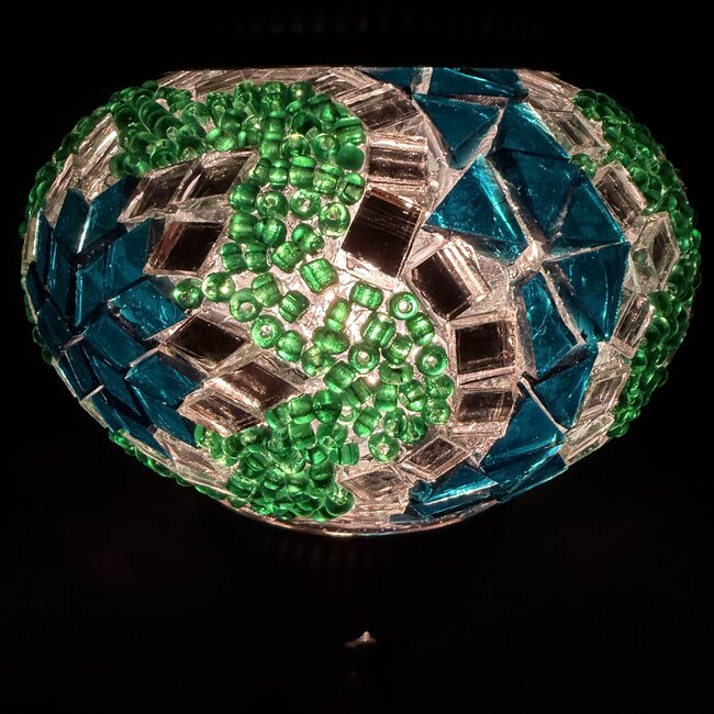 Turkish Mosaic Table Lamp #2 - Small Globe