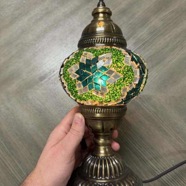 Turkish Mosaic Table Lamp #2 - Small Globe