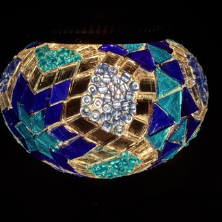 Turkish Mosaic Table Lamp #3 - Small Globe