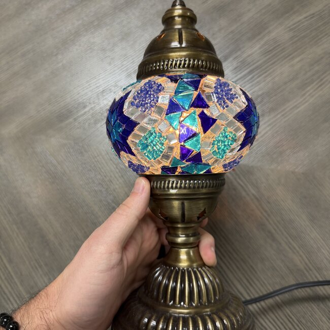 Turkish Mosaic Table Lamp #3 - Small Globe