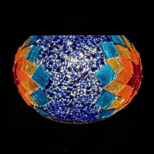 Turkish Mosaic Table Lamp #5 - Small Globe