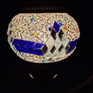 Turkish Crescent Moon Table Lamp #25 - Small Globe