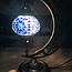 Turkish Crescent Moon Table Lamp #34 - Medium Globe