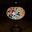 Turkish Mosaic Table Lamp #14 - Medium Globe