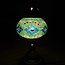 Turkish Mosaic Table Lamp #29 - Small Globe