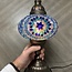 Turkish Mosaic Table Lamp #17 - Medium Globe