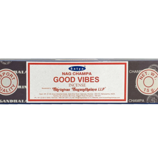 Good Vibes Incense -12 Sticks in Box 15g - Satya