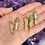 Leopardite Pendants - Wire Wrapped Faceted Points - Silver Plated