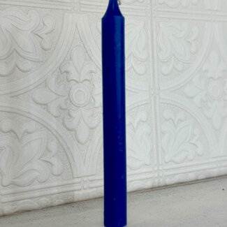 Mini Magic Magick Ritual Spell Chime Candles - Blue 4-5" - Communication Harmony Peace Calm