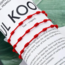 Seven 7 Knots Red String Bracelet - Adjustable Parachute Kabbalah Good Luck