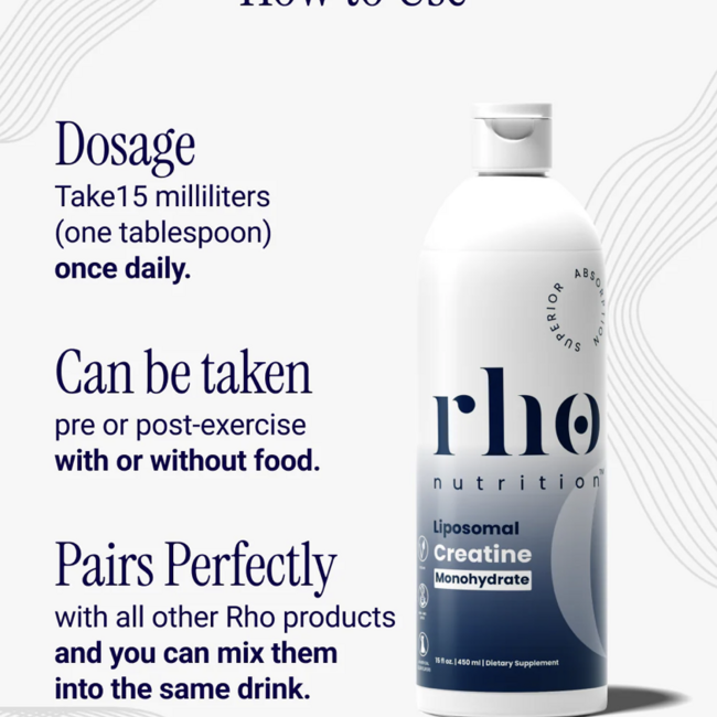 Liposomal Creatine Monohydrate - Rho Nutrition