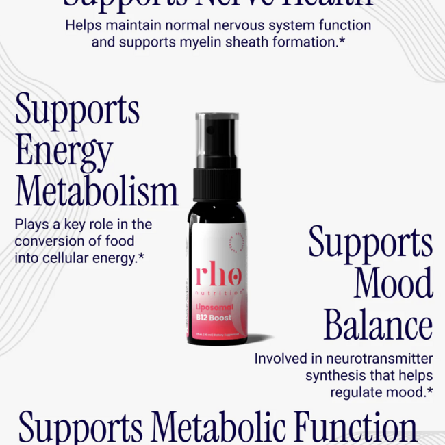 Liposomal Methyl B12 - Rho Nutrition
