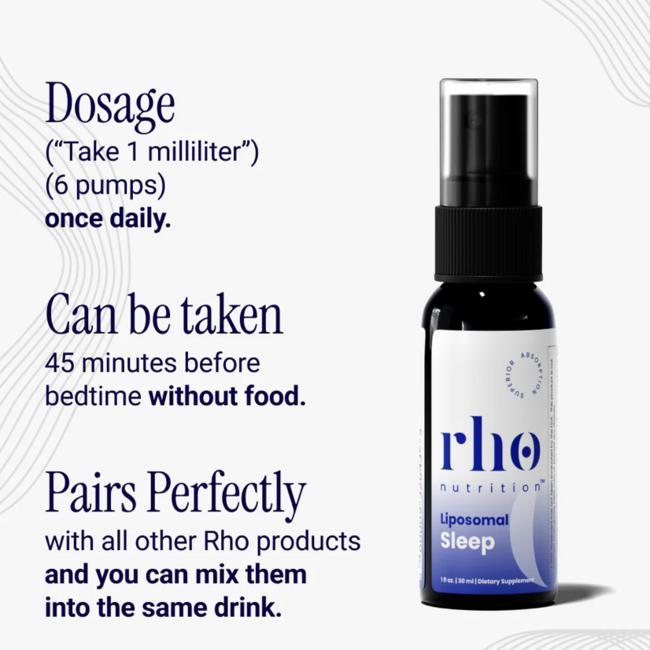 Liposomal Sleep Formula - Rho Nutrition