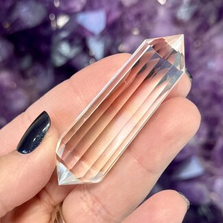 Clear (Crystal) Quartz Vogel Double Terminated DT Points - 16 Sided Small