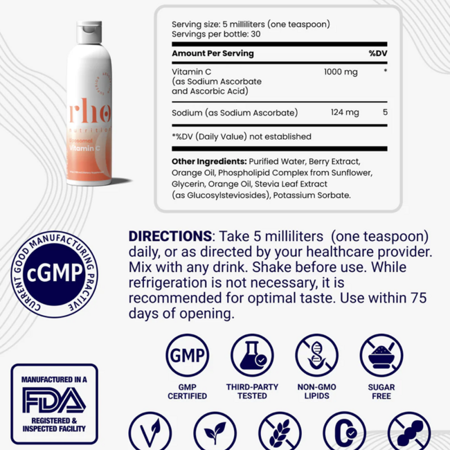 Liposomal Vitamin C - Rho Nutrition