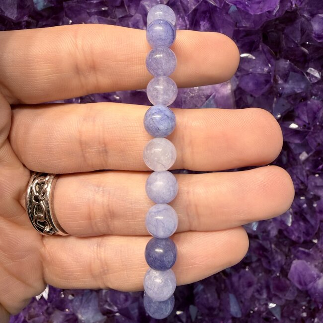 Blue Angel Jade Bracelets - 8mm