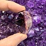 Amethyst Worry (Thumb Fidget Relaxation Pocket) Stones - Medium Oval