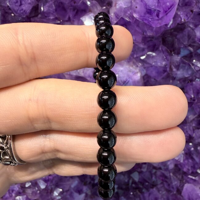 Black Azeztulite Bracelets - 6mm