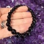 Black Azeztulite (Faceted) Bracelets - 8mm