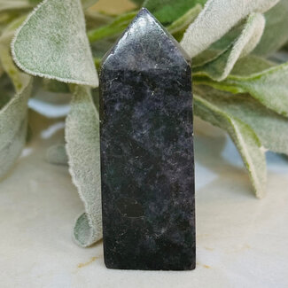 Iolite & Blue Spinel Obelisk Tower Point Generator - Small