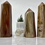 Petrified Wood Tower Point Generator - Large (4-6")