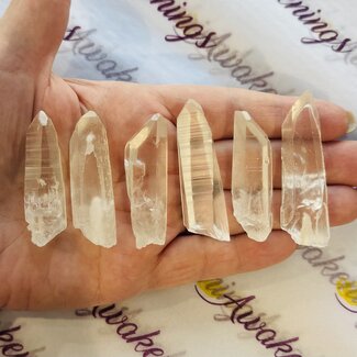 Lemurian (Lumerian) Quartz Points Medium  - Rough Raw Natural (AA Grade)