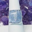 Blue Kyanite Ring-Adjustable Square-Sterling Silver