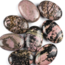 Rhodonite - Palm Pillow Pocket Stone