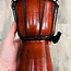 Brown Jimbe Djembe Drum - 4" Diameter 8" Height
