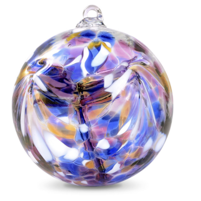 The "Ties That Bind" Spirit Ball Witch Ball "Hope" - 4"x4"x4"