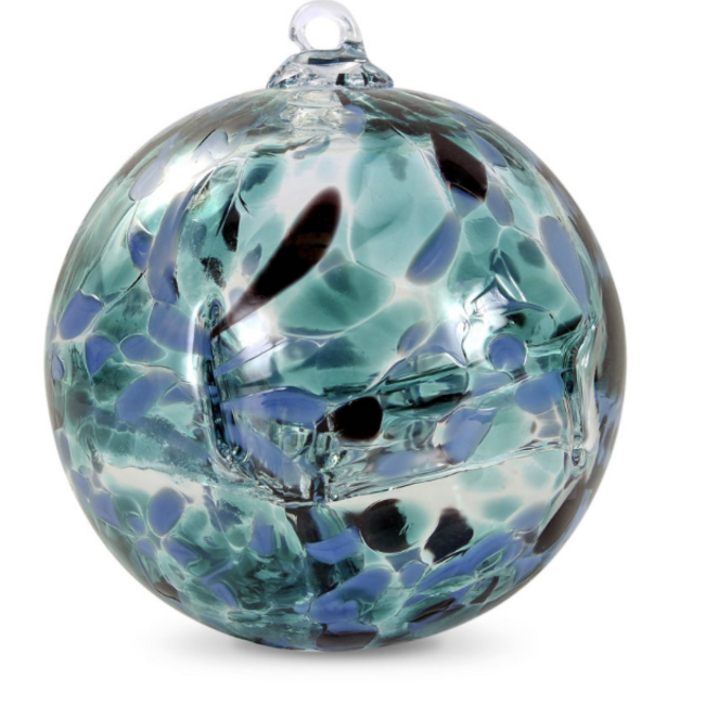 The "Ties That Bind" Spirit Ball Witch Ball "Magnanimity" - 4"x4"x4"