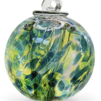 Witch Ball "Jade" Iridized - 4"x4"x4"