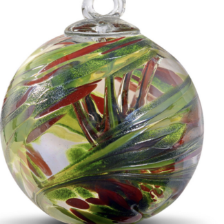 Small Witch Ball "Sentinel" Iridized - 4"x4"x4"