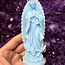 Virgin Mary Candle - Ocean Blue