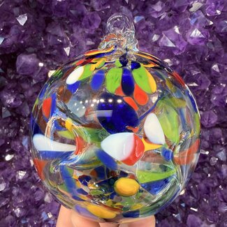 The "Ties That Bind" Spirit Ball Witch Ball "Community" - 4"x4"x4"