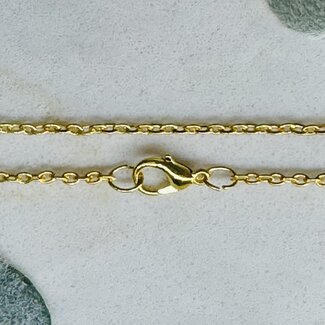 Necklaces - 24" Link Cable Chain (Gold Plated) Lobster Clasp - Pendants