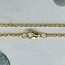 Necklaces - 24" Link Cable Chain (Gold Plated) Lobster Clasp - Pendants