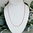 Necklaces - 18" Snake Chain Rose Gold Lobster Clasp - Pendants