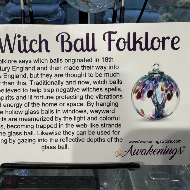 The "Ties That Bind" Spirit Ball Witch Ball "Fellowship" - 4"x4"x4"