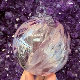 Small Witch Ball Bloom Iridized - 4"x4"x4"