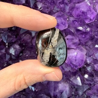 Columbite Tantalite (Coltan Niobite) - Tumbled