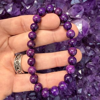 Purple Sugilite Bracelets - 8mm (Extra Quality)