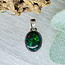 Black Fire Opal (Ethopian) Pendants - Oval #6 Bezel Set - Sterling Silver